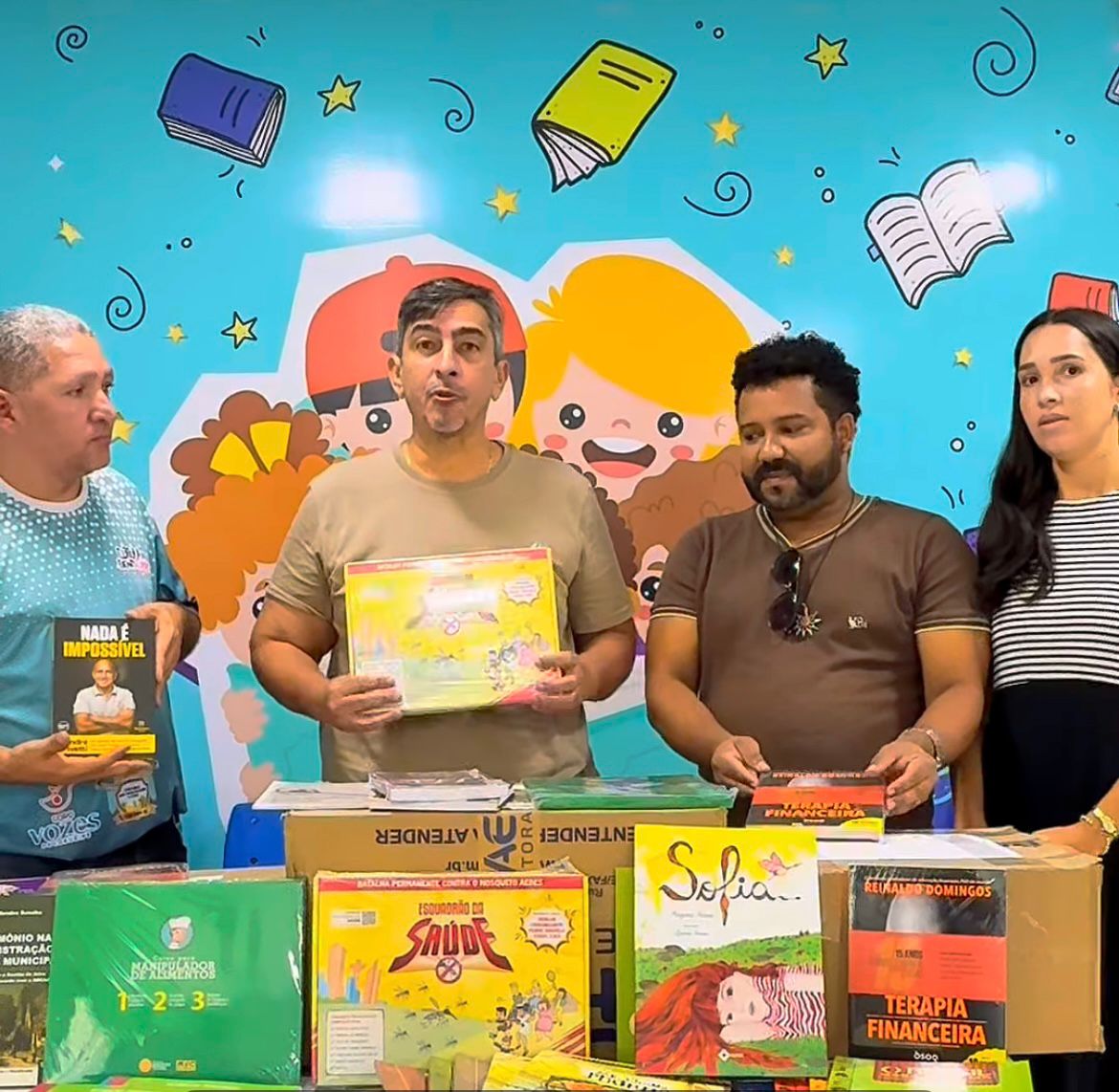 Cultura que transforma: Coruripe amplia acervo da biblioteca pública e fortalece acesso à leitura